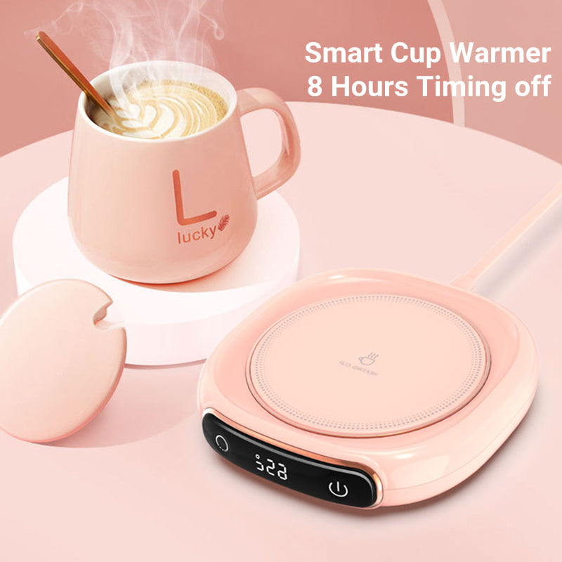 Coffee Mug Warmer Warm Coaster Smart Heating Cup Thermal Insulation Constant Temperature Coaster Heating Pad Desktop - iztia