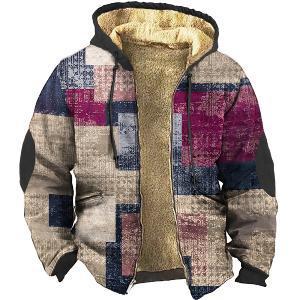 Ethnic Style 3D Printing Casual Youth Trend Hooded Zipper Sweatshirt - iztia