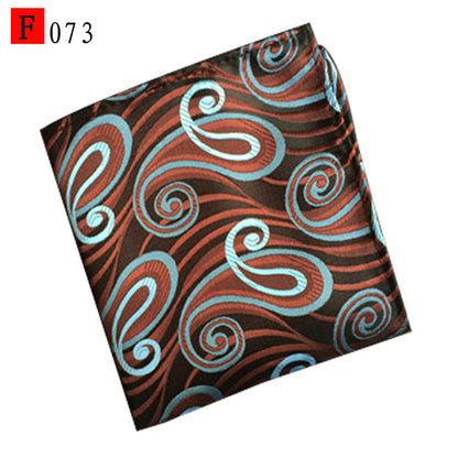 British Business Polyester Yarn Jacquard Small Square Towel - iztia