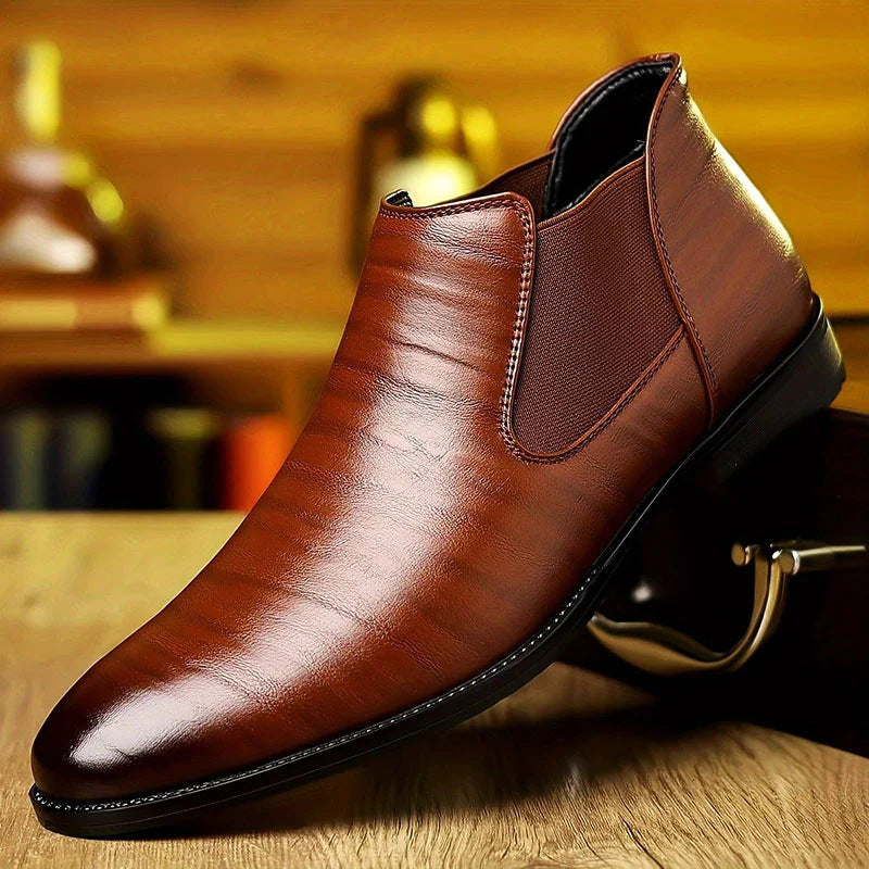 Men's Business Leisure Plus Size Leather Shoes - iztia