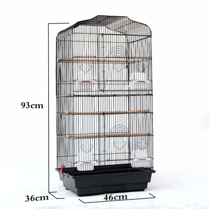 Portable Pet Display Cage Wire Bird Cage Parrot Cage - iztia