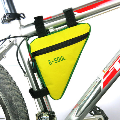 Saddle bag riding bicycle mountain bike bag triangle tool kit upper tube beam bag bicycle equipment accessories - iztia