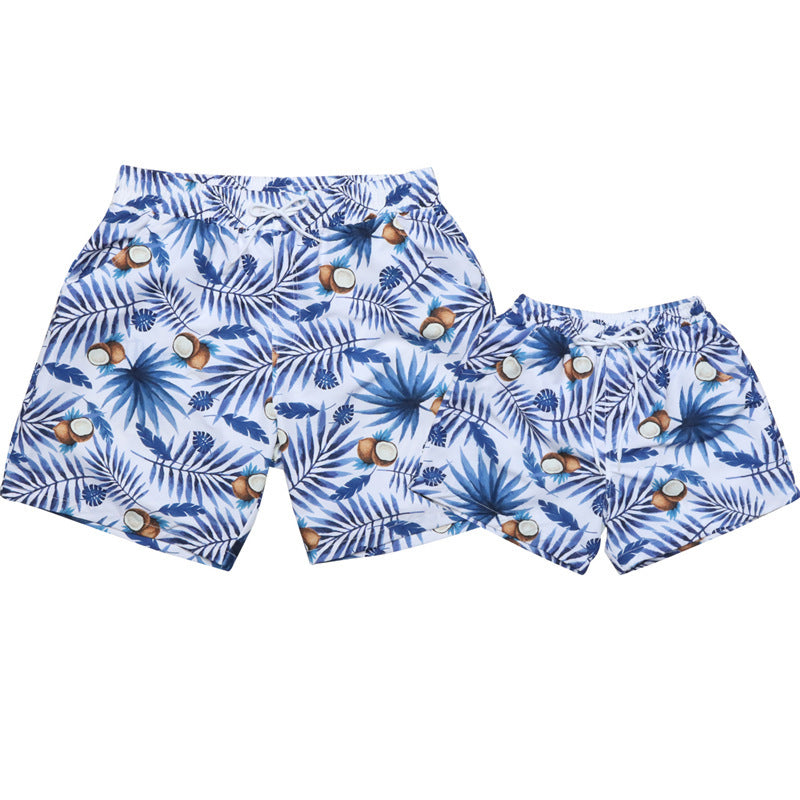 New Style Parent Child Swimwear Quick Drying Beach Pants - iztia