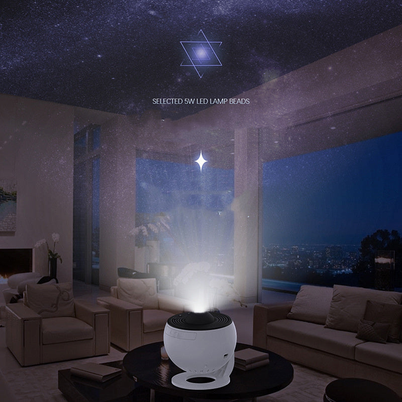 Night Light Galaxy Projector Starry Sky Projector 360 Rotate Planetarium Lamp For Kids Bedroom Valentines Day Gift Wedding Deco - iztia