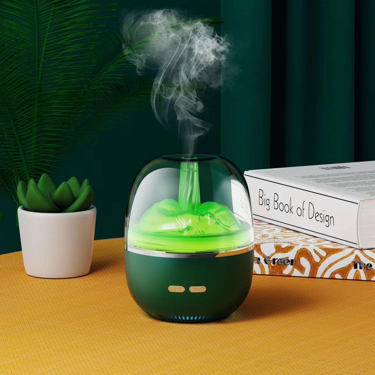 Air Humidifier Essential Oil Ultrasonic Aromatherapy Atomizer Colorful Light Heavy Fog Volume Office Home Accessories - iztia
