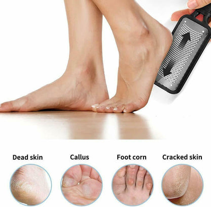 Foot Rasp File Callus Remover Pedicure Tool Dead Hard Skin Scraper Scrubber Tool - iztia