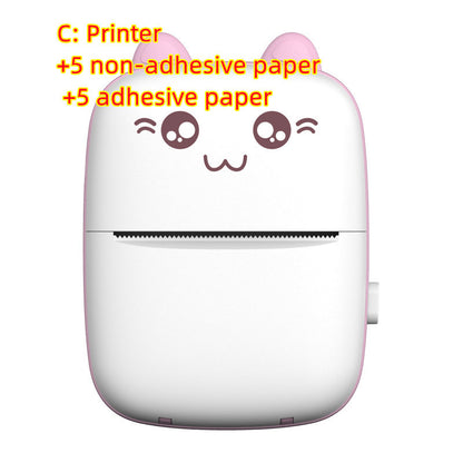 Mini Portable Printer: Bluetooth/WiFi Connectivity for Mobile Phone Photo Printing, Pocket-Sized for Students & Note Taking - iztia