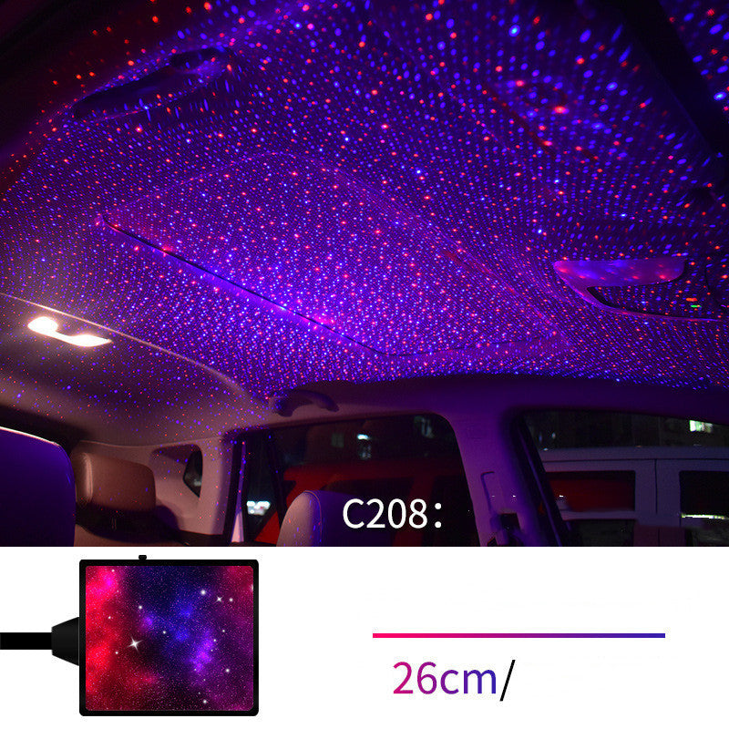 Star Light Projector Party Lights USB LED Light Interior Lighting LED Interior Car Lights Starry Sky Galaxy Night Lights - iztia