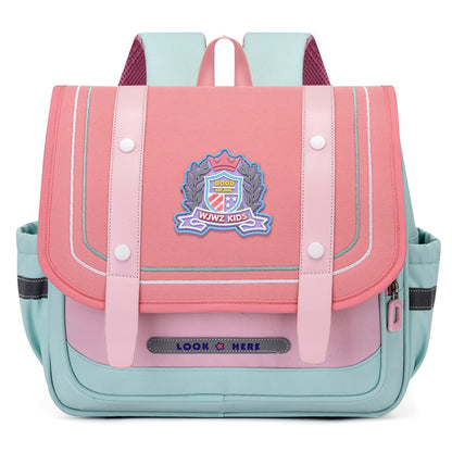 Elementary School Student Schoolbag British Style Boys And Girls Burden Reduction Children Backpack - iztia