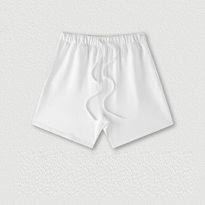 Medium and Large Kids' Cotton Shorts in Basic Earth Tones Style - iztia