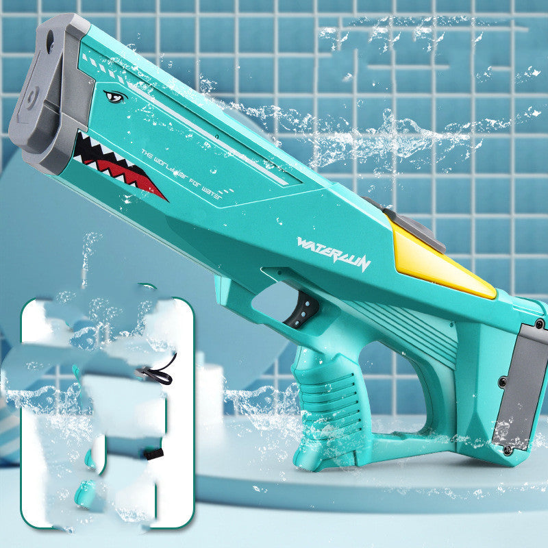 Automatic Electric Water Gun Toys Shark High Pressure Outdoor Summer Beach Toy Kids Adult Water Fight Pool Party Water Toy - iztia