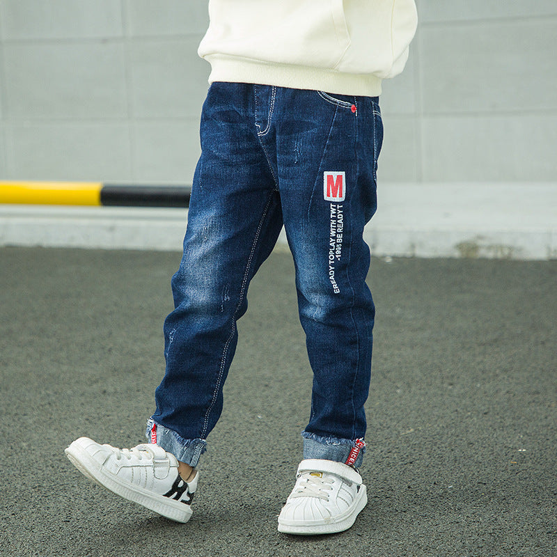 Fashion Jeans For Boys, Children, Korean Style, Long Pants - iztia