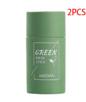 Cleansing Green Tea Mask Clay Stick Oil Control Anti-Acne Whitening Seaweed Mask Skin Care - iztia