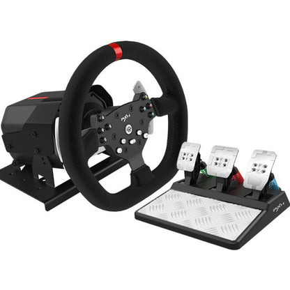 PXN V10 Game Aiming Wheel Force Feedback Racing Game Aiming Wheel Compatible With PCXBOX ONEPS4 - iztia