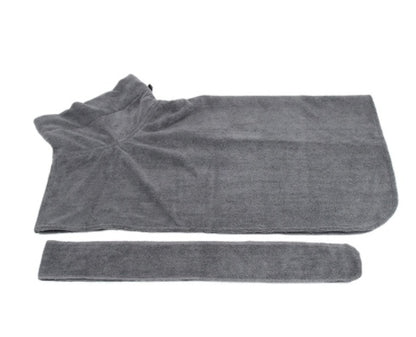 Absorbent Pet Bathrobe With Waist-wrapped Microfiber - iztia