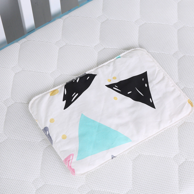 Baby cotton portable diaper changing pad - iztia