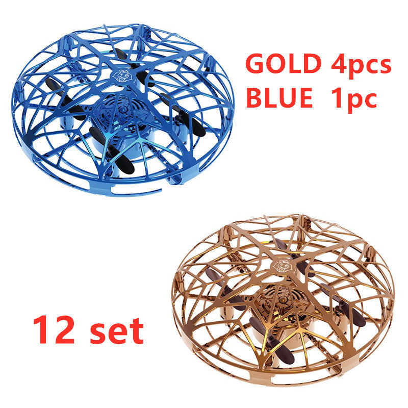 Flying Helicopter Mini Drone UFO RC Drone Infraed Induction - iztia