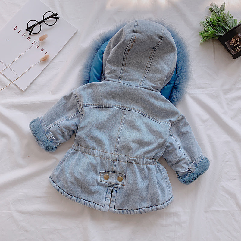 Girl denim coat - iztia