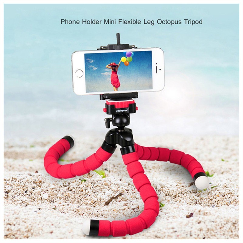 Mini Flexible Sponge Octopus Tripod Smartphone Tripod For Gopro 10 9 Camera Accessory - iztia