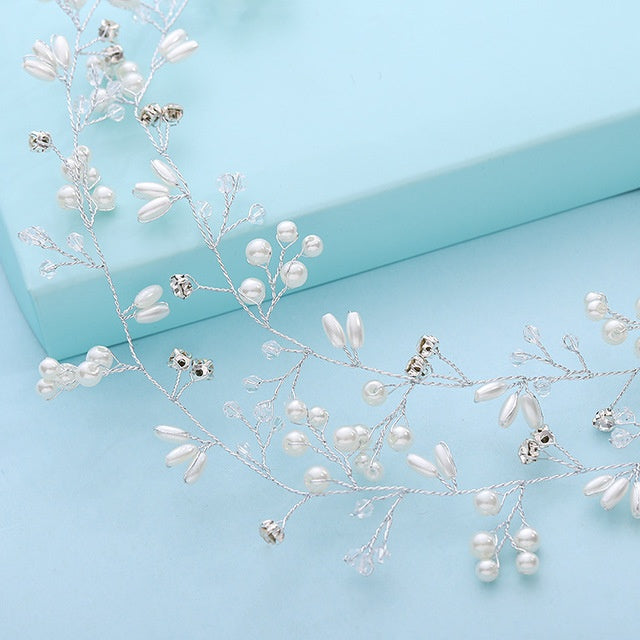 Wedding Hair Accessories Crystal Pearl Hair Accessories - iztia