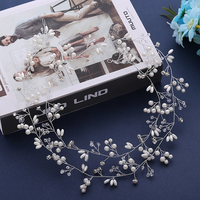 Wedding Hair Accessories Crystal Pearl Hair Accessories - iztia