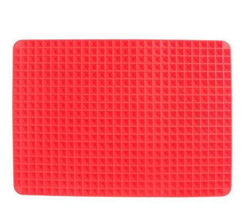 Non-Stick Silicone Pyramid Cooking Mat Baking Mat With Grid Versatile Oven BBQ Cooking Mat Heat-Resistant Mat Kitchen Tools Kitchen Gadgets - iztia