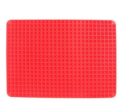 Non-Stick Silicone Pyramid Cooking Mat Baking Mat With Grid Versatile Oven BBQ Cooking Mat Heat-Resistant Mat Kitchen Tools Kitchen Gadgets - iztia