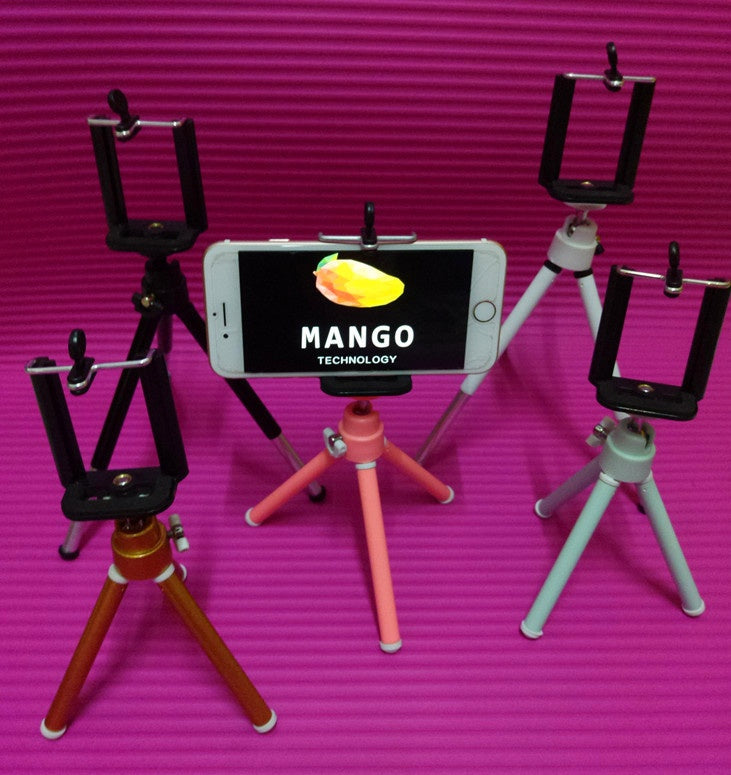 Compatible with Apple, Colorful digital camera Tripod stand Mini mobile phone stand Desktop photography Live selfie network red stand - iztia