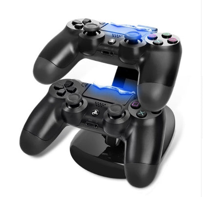 Dual USB Charge Dock Stand USB Charging Dock Station Stand With usb charging cable ForPlaystation 4 PS4 controllers - iztia