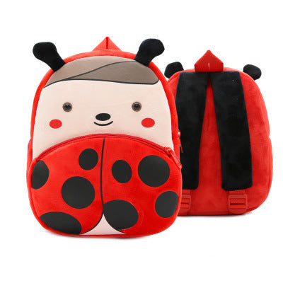 Cute Plush Backpacks Kindergarten Cartoon School Bags Children Animal Toys Bag - iztia