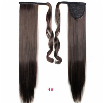 Velcro Wig Ponytail Straight Invisible Hair Extension - iztia