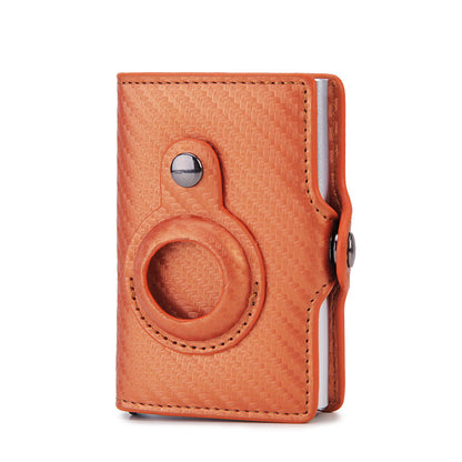 Multifunctional Card Holder Airtag Men's Short Card Holder Wallet Air Tag - iztia