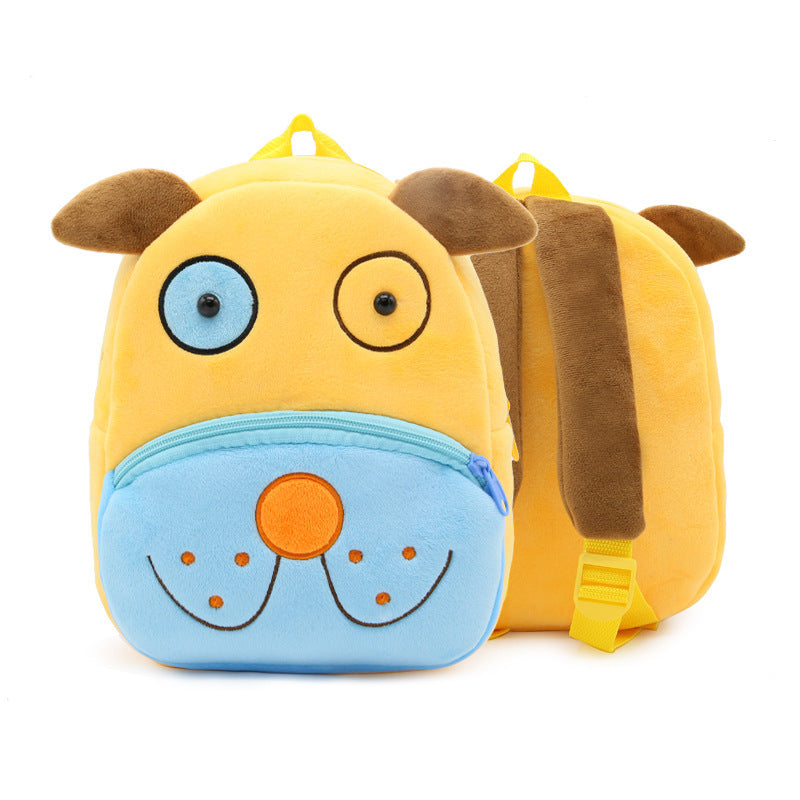 Cute Plush Backpacks Kindergarten Cartoon School Bags Children Animal Toys Bag - iztia