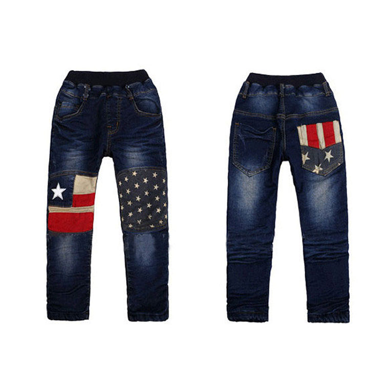 Boy patchwork jeans - iztia