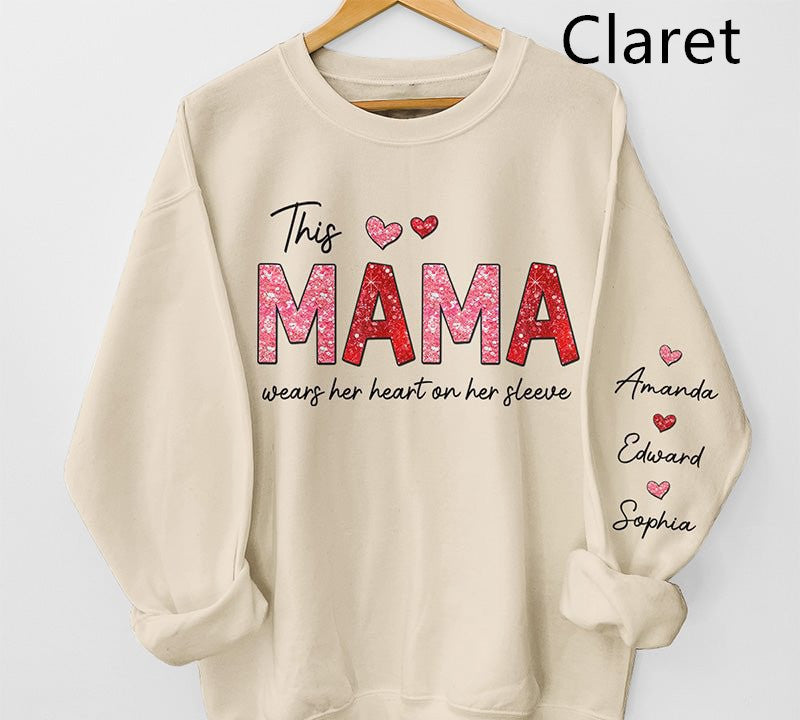 Fashion DIY Women's Mother's Day Sweater - iztia