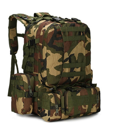 Outdoors Camouflage Tactical Hiking Bacpack - iztia