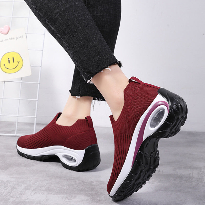 Sneakers Women Air Cushion Mesh Breathable Running Sports Shoes - iztia