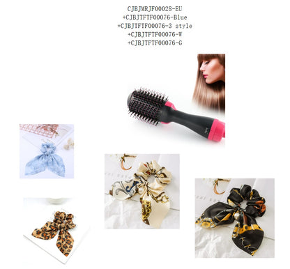 One-Step Electric Hair Dryer Comb Multifunctional Comb Straightener Hair Curling - iztia