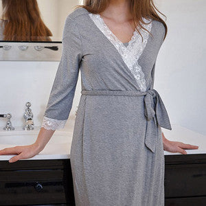 Pregnant Women Nightdress Maternity Sleepwear - iztia