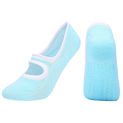 Open-back non-slip gym indoor floor socks - iztia