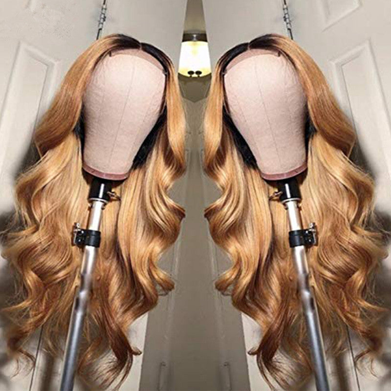 European and American Women's Wigs With Long Curls - iztia