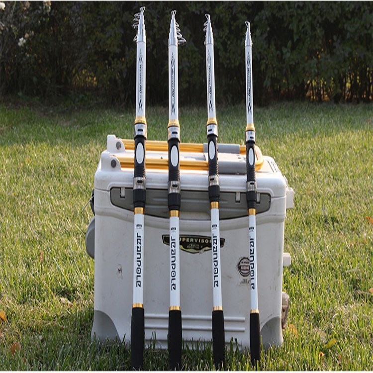 2.1M -3.6M Carp Fishing Rod Feeder Hard FRP Carbon Fiber Telescopic Fishing Rod Fishing Pole - iztia