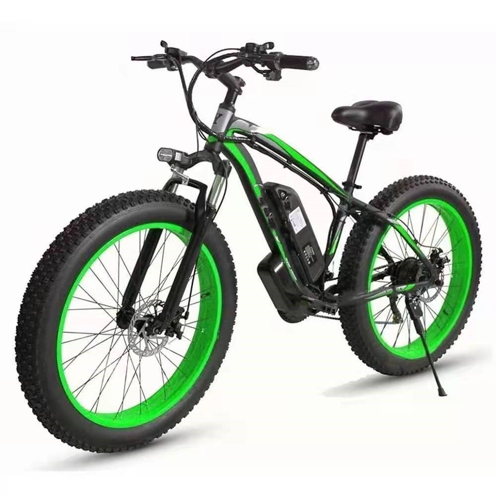 Electric Bicycle Lithium Tram Snow Electric Mountain Bike 21 Speed - iztia