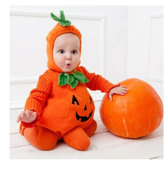 Baby Clothes Fashion Cosclothes Halloween Costume Pumpkin Cosplay Halloween Jumpsuit - iztia