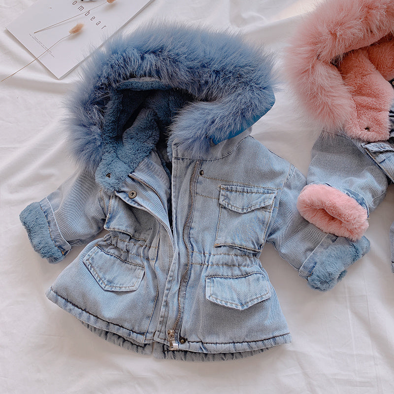 Girl denim coat - iztia