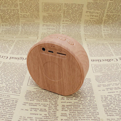 Mini Wood Bluetooth Speaker Portable Outdoor Wireless Support AUX TF - iztia