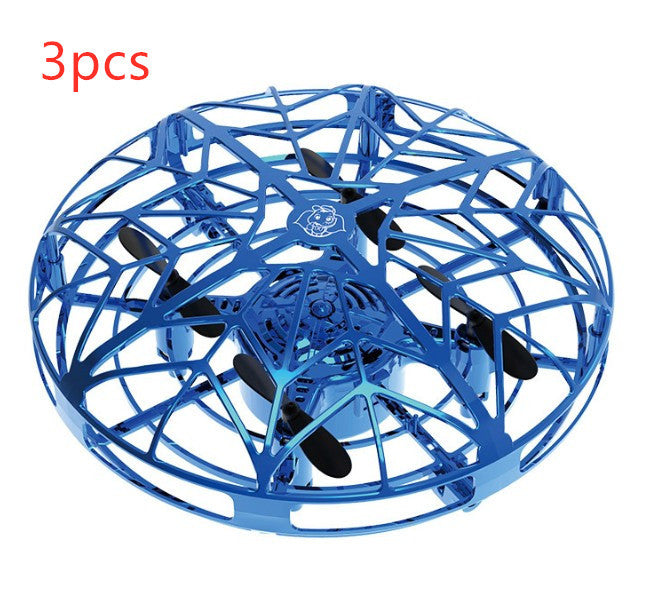 Flying Helicopter Mini Drone UFO RC Drone Infraed Induction - iztia