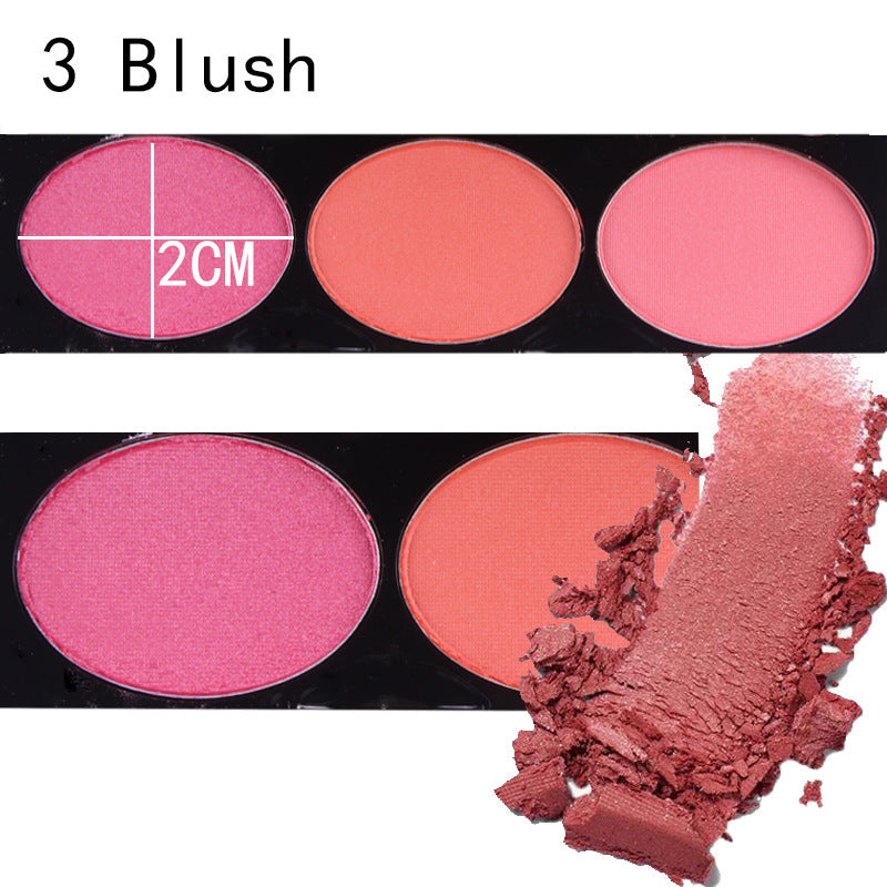 MISS ROSE 144 color 3 color 3 Color Eyeshadow blush eyebrow makeup makeup makeup kit special wholesale - iztia