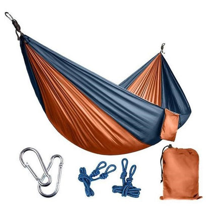 Backpacking Hammock - Portable Nylon Parachute Outdoor Double Hammock - iztia