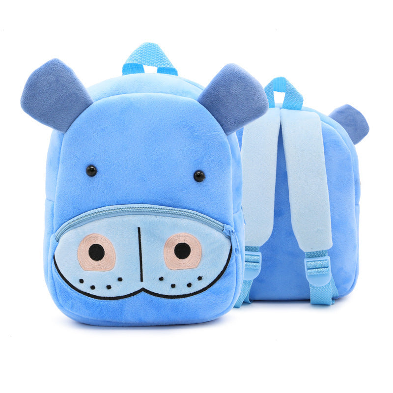 Cute Plush Backpacks Kindergarten Cartoon School Bags Children Animal Toys Bag - iztia